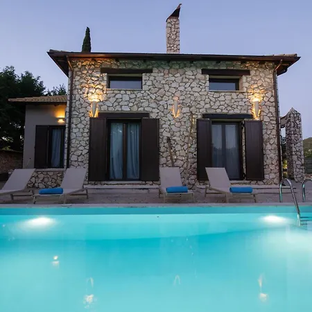 Villa Fuoco, Lefkas G-villas, A Luxury With Private Pool, 10 Mins Drive From The *